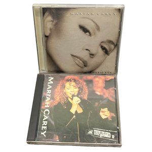 Mariah Carey CD Lot of 2 MTV Unplugged EP and Music Box Pop